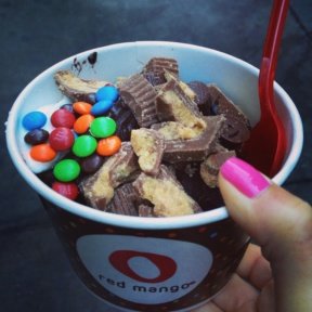 Gluten-free frozen yogurt from Red Mango